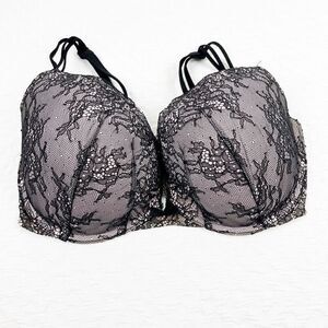 BUY 1 GET 1 FREE Victorias Secret Very Sexy 34DDD lace pink and black bra linger